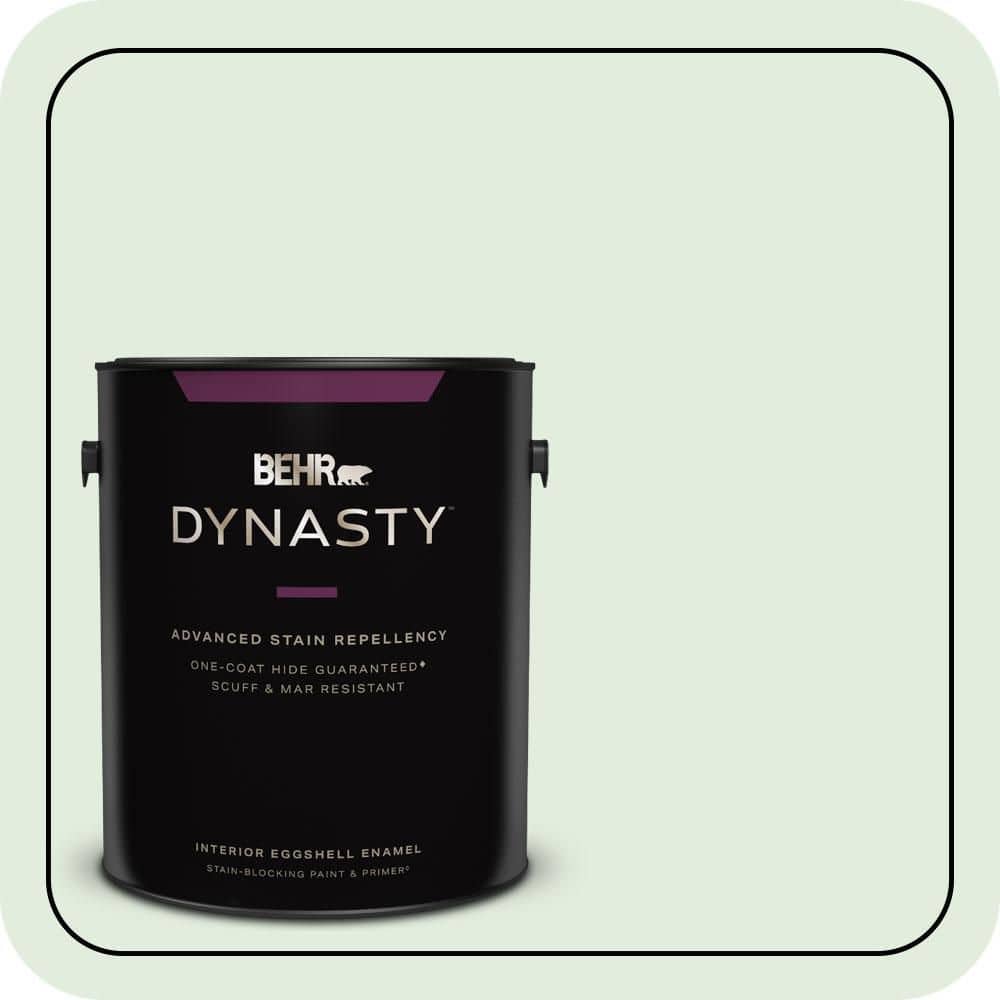 1 gal. #M400-1 Establish Mint Eggshell Enamel Interior Stain-Blocking Paint & Primer price history on PriceWatchPro