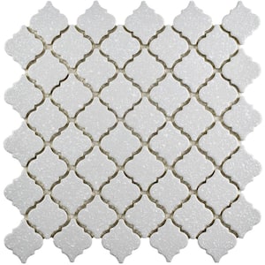 Hudson Tangier Crystalline Grey 12-3/8 in. x 12-1/2 in. Porcelain Mosaic Tile (11.0 sq. ft./Case)