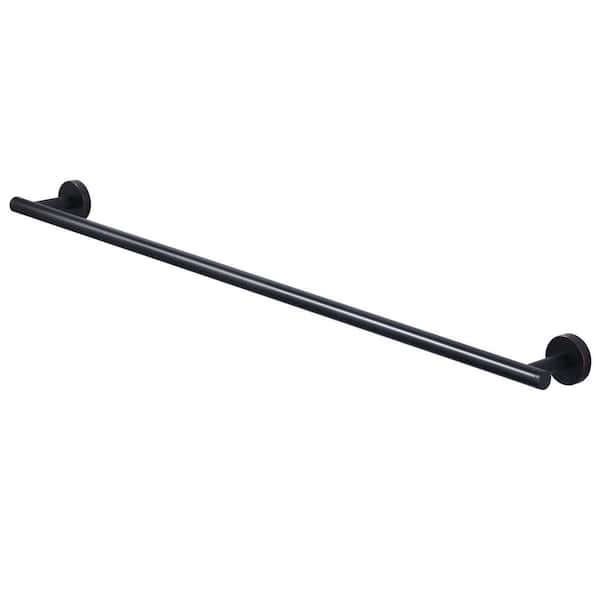 32 in. Wall Mounted Single Towel Bar Bath Hardware Accessory in Oil Rubbed Bronze