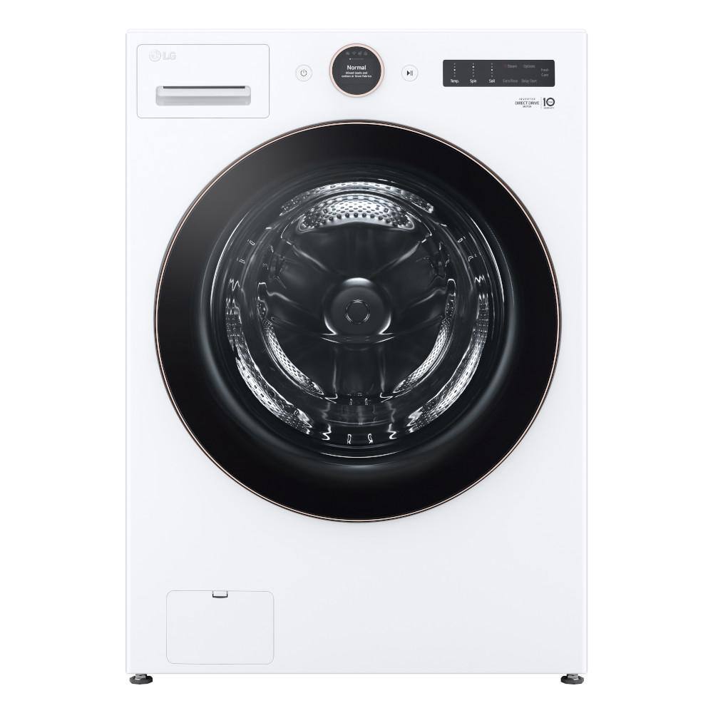 5.0 Cu. Ft. White Smart Front Load Washer with Steam and TurboWash
