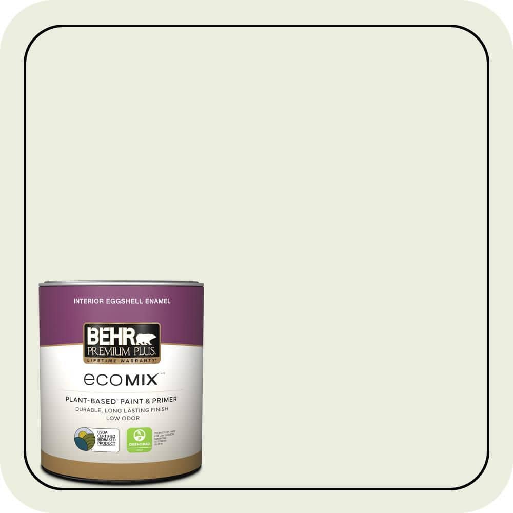 1 qt. #420E-1 Hemlock Bud Eggshell Enamel EcoMix Plant-Based Interior Paint & Primer price history on PriceWatchPro