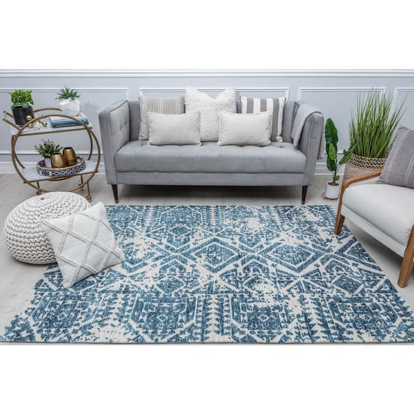 Ocean Froth 5 ft. x 7 ft. Indoor Area Rug