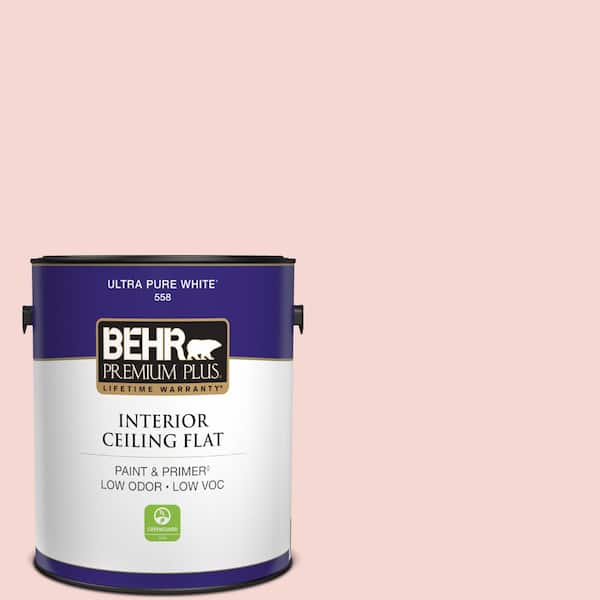 1 gal. #M160-1 Cupcake Pink Ceiling Flat Interior Paint