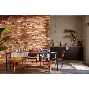 0.79 in. x 7.09 in. x 19.49 in UltraWood Teak Colorado Jointless Z-shape Interlocking (10-Pack)