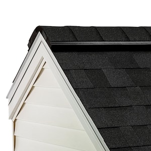 ProEdge Onyx Black Algae Resistant Hip and Ridge Roofing Shingles (33 lin. ft. per Bundle) (66-Pieces)