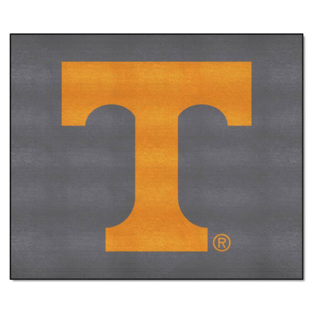 FANMATS Tennessee Volunteers Tailgater Gray 5 ft. x 6 ft. Area Rug ...