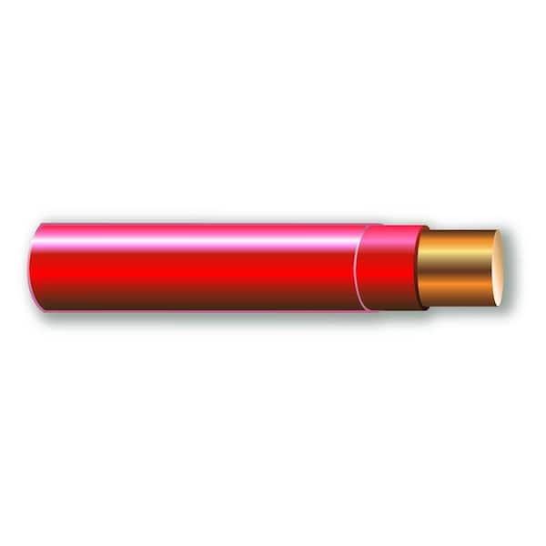 100 ft. 12 Gauge Red Solid Copper THHN Wire
