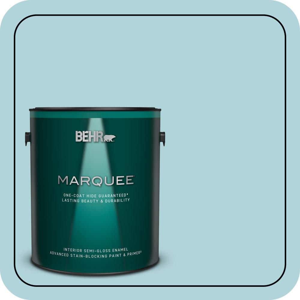 1 gal. #520E-2 Tropical Breeze Semi-Gloss Enamel Interior Paint & Primer price history on PriceWatchPro