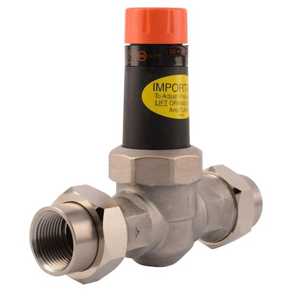 Cash Acme 1 in. Stainless Steel Double Union NPT Pressure Regulating Valve
