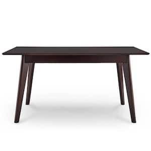 Oracle 59 in. Cappuccino Rectangle Dining Table