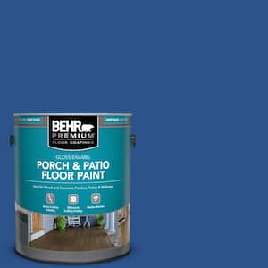 1 gal. #P520-7 Flashy Sapphire Gloss Enamel Interior/Exterior Porch and Patio Floor Paint