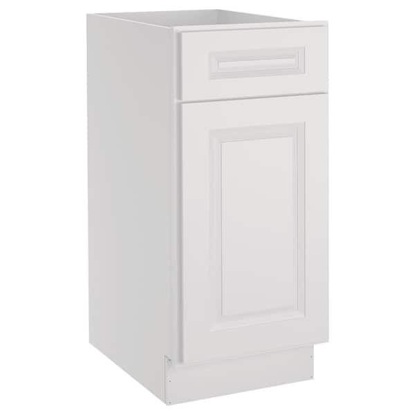 HOMEIBRO 15 in. W x 24 in. D x 34.5 in. H in Raised Panel Dove Plywood ...
