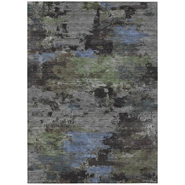 Chantille Machine Washable Indoor/Outdoor Abstract ACN2813 Taupe 10 ft. x 14 ft. Area Rug