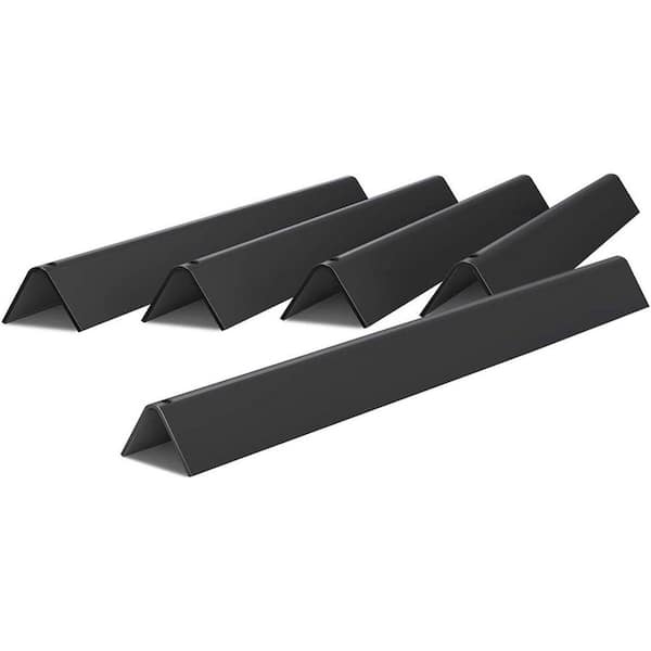 17.5 in. Porcelain-Enameled Heavier Flavorizer Bars Replacement with Front-Mounted Control for Weber Genesis (5-Pack)