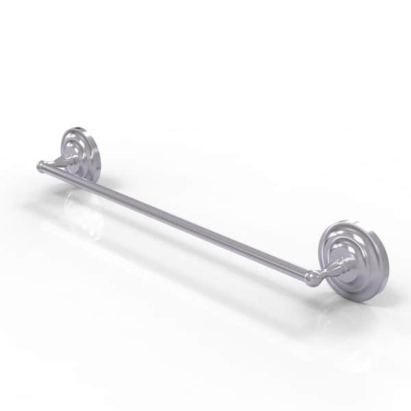 Allied Brass Que New Collection 18 in. Wall Mounted Towel Bar in Satin Chrome