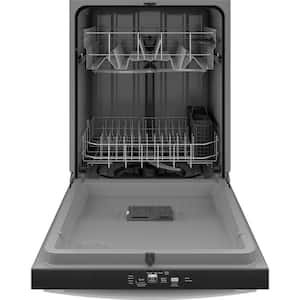 24 in. Built-In Tall Tub Top Control Black Dishwasher with Sanitize, Dry Boost, 55 dBA