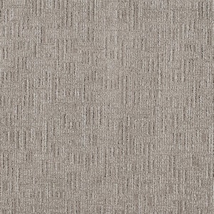 Crystal Cavern - Moonstone-Gray 12 ft. 45 oz. Triexta PET Pattern Installed Carpet