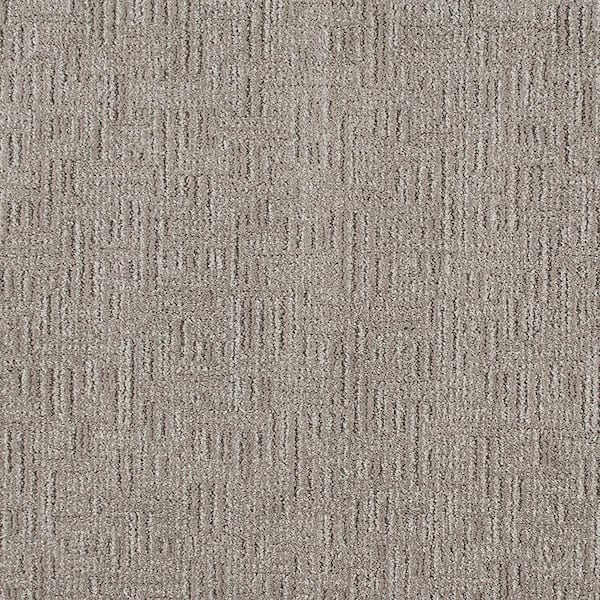 Lifeproof with Petproof Technology Crystal Cavern - Moonstone-Gray 12 ft. 45 oz. Triexta PET Pattern Installed Carpet