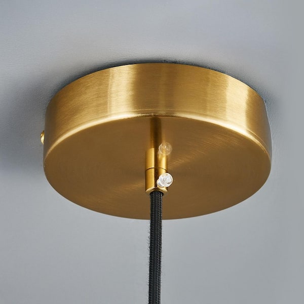 ZHLWIN Natural Alabaster 7-Watt 1-Light Gold 1-Pack Integrated LED