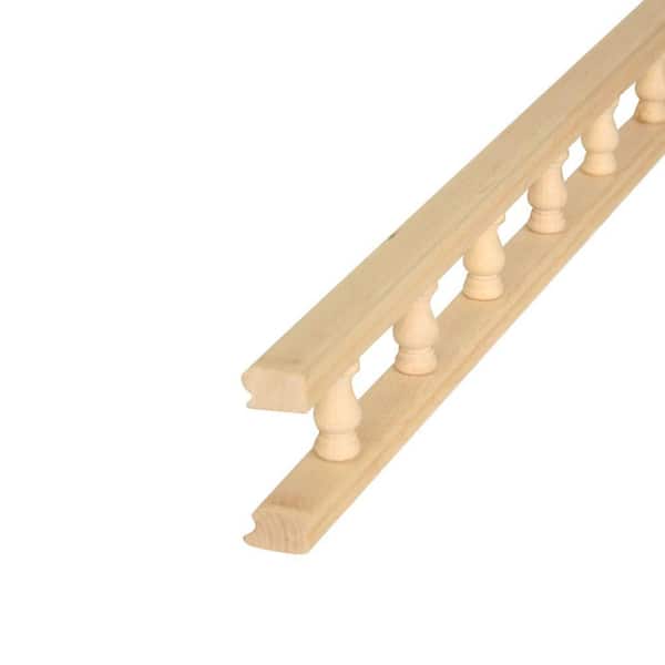 Kelleher 4 ft. x 2-1/4 in. x 3/4 in. Maple Galley Rail Moulding