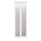 Impact Plus 30 in. x 80 in. Mir-Mel Mirror Solid Core White MDF Full ...