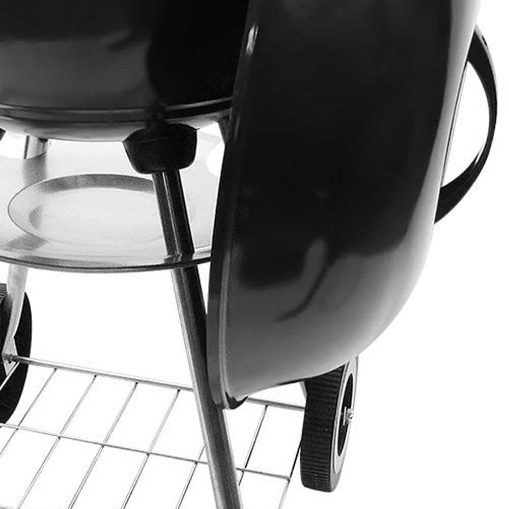 Better Chef 17" Black Steel Charcoal Kettle Grill