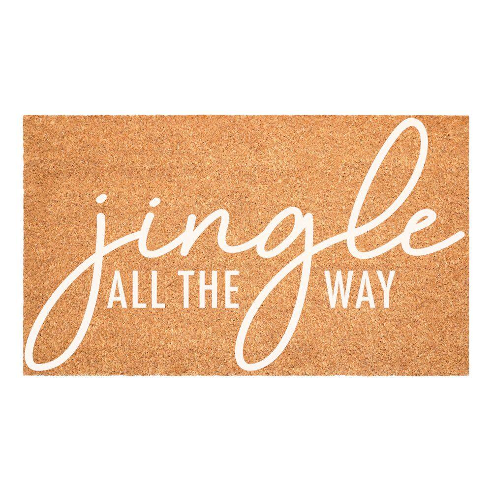 White Jingle All the Way 24 in. X 36 inIndoor Outdoor Door Mat price history on PriceWatchPro