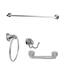 ARISTA Recessed Toilet Paper Holder with Mounting Plate in Chrome RTPH ...