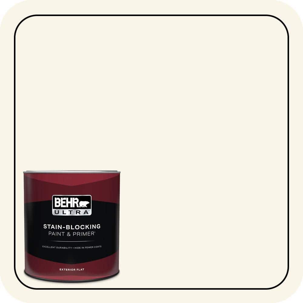 1 qt. #PWN-11 Calla Lily Flat Exterior Paint & Primer price history on PriceWatchPro