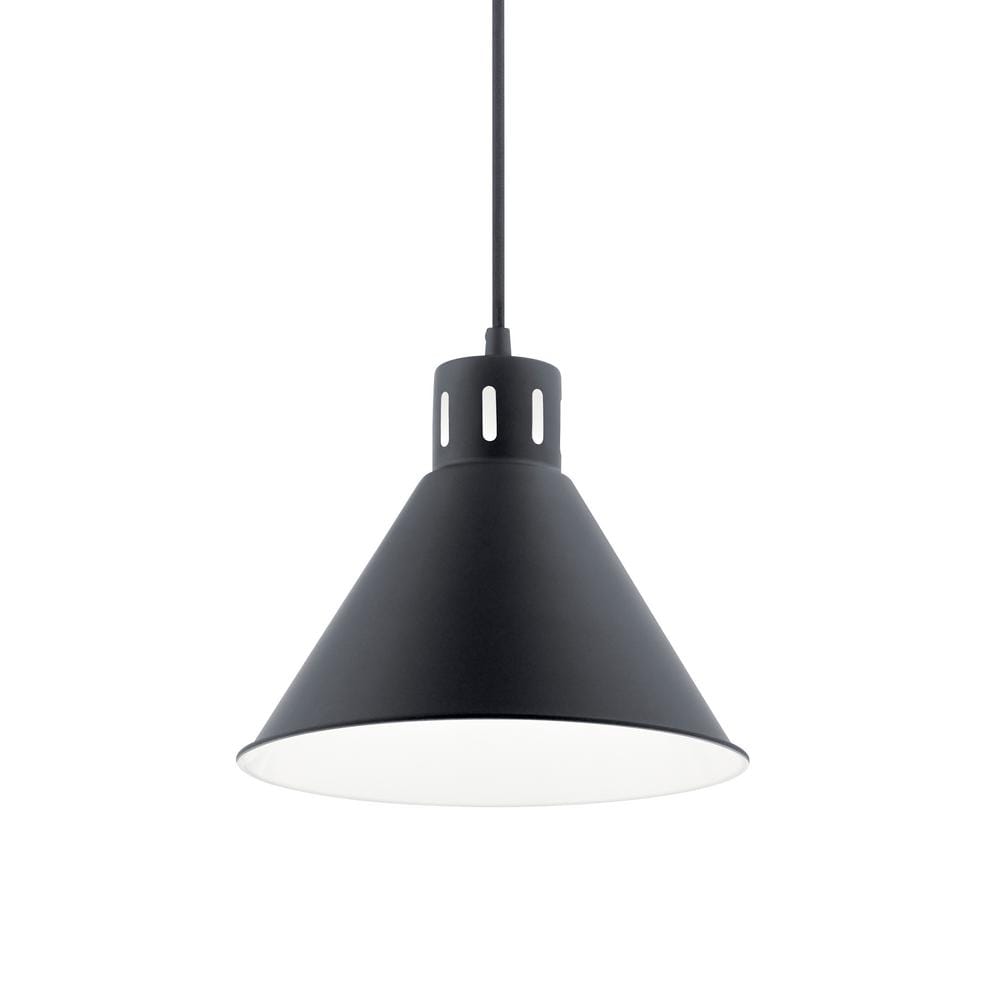 Zailey Black Glass 10.75" Indoor/Outdoor Pendant Light