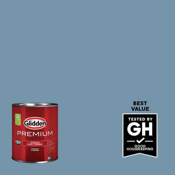 Glidden Premium 1 qt. PPG1156-4 American Anthem Flat Interior Latex Paint