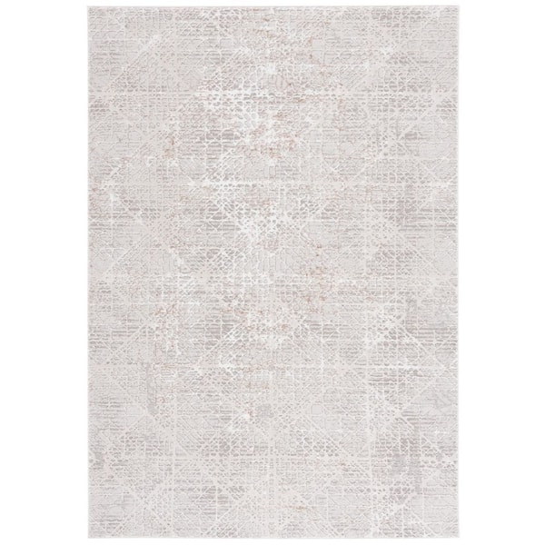 Parker 5 ft. x 7 ft. Taupe/Gray Ivory Abstract Area Rug