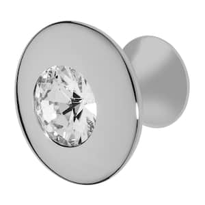 Felicia 1-1/4 in. Chrome with Crystal Cabinet Knob