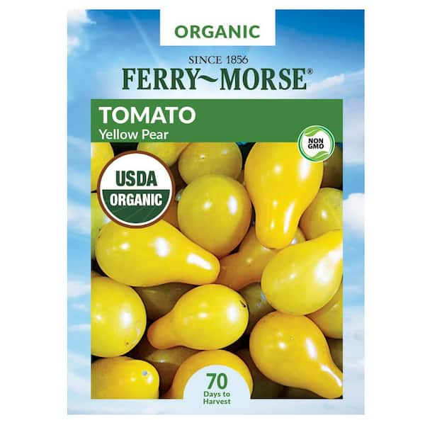 Ferry-Morse Organic Tomato Yellow Pear Fruit Seed 9539 - The Home Depot