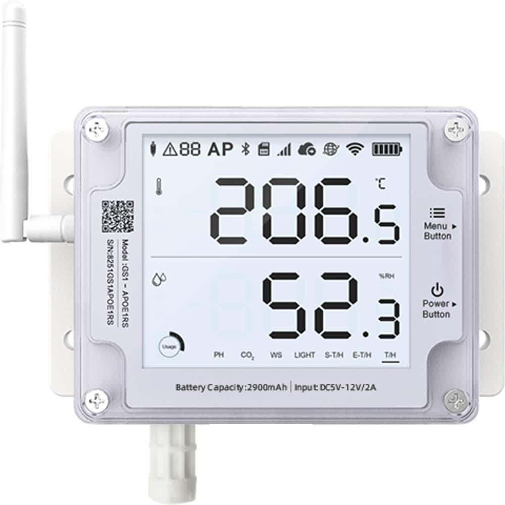 GS1-A Cloud-based WIFI Temperature Sensor, Wireless Temperature and Humidity Monitor price history on PriceWatchPro