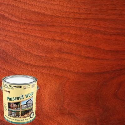 1 qt. 100 VOC Oil-Based Pacific Redwood Penetrating Exterior Stain and Sealer