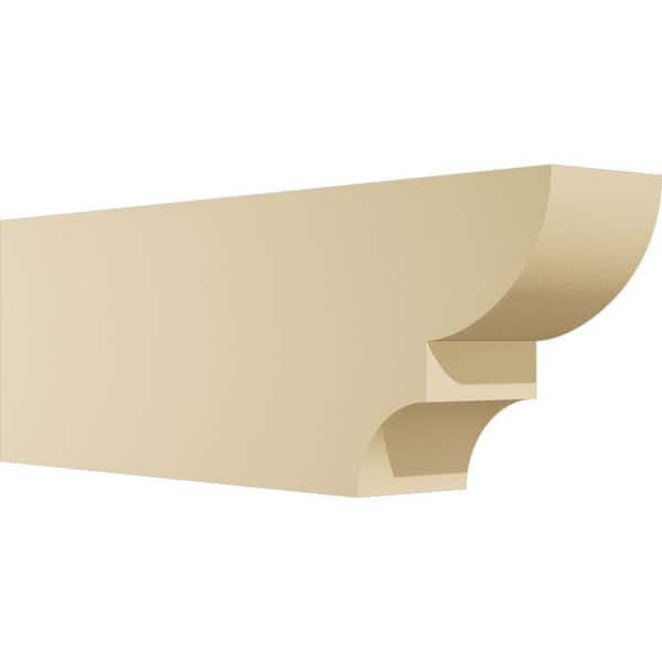 Ekena Millwork Standard Ridgewood 4 in. W x 8 in. H x 24 in. D Signature Urethane Rafter Tail Outlooker