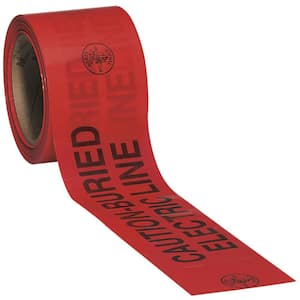 3 in. x 1000 ft. Barricade and Warning Tape