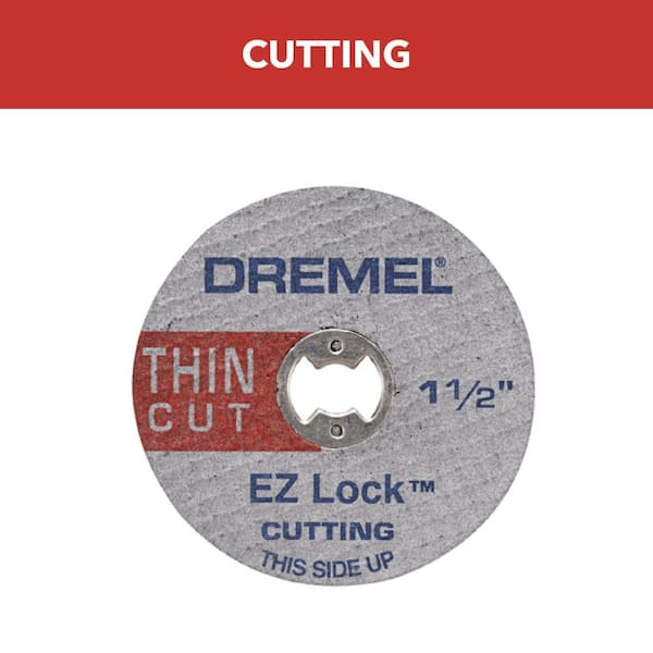 Dremel EZ Lock 1-1/2 in. Rotary Tool Thin Metal Cut Off Wheel (5-Pack)