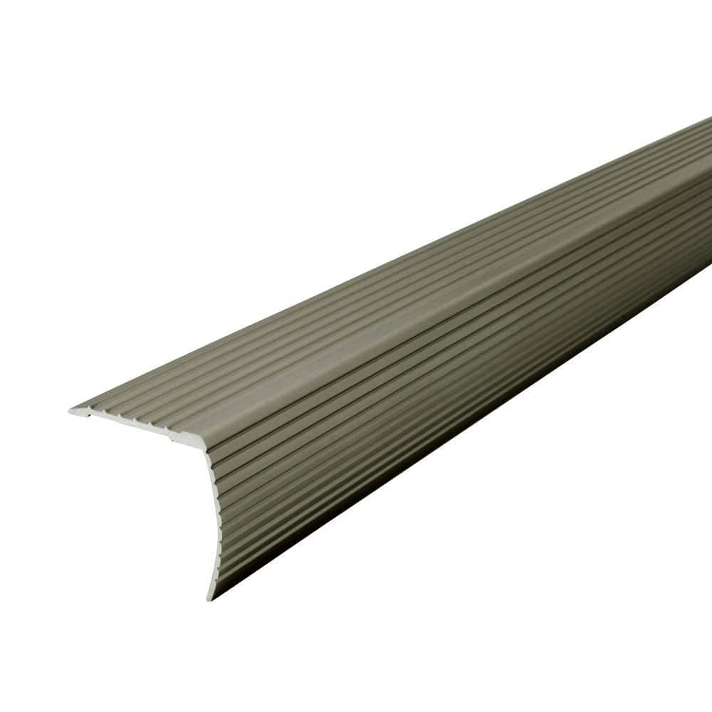"72"" SATIN NICKEL ALUMINUM FLUTE CINCH STAIR EDGING" price history on PriceWatchPro