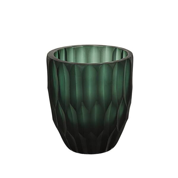 Green Glass Votive Candle Holder