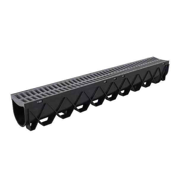 NDS 6 in. Plastic Round Drainage Grate in Black 40 - The Home Depot