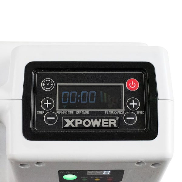 XPOWER Commercial 4-Stage Filtration HEPA Air Purifier System X