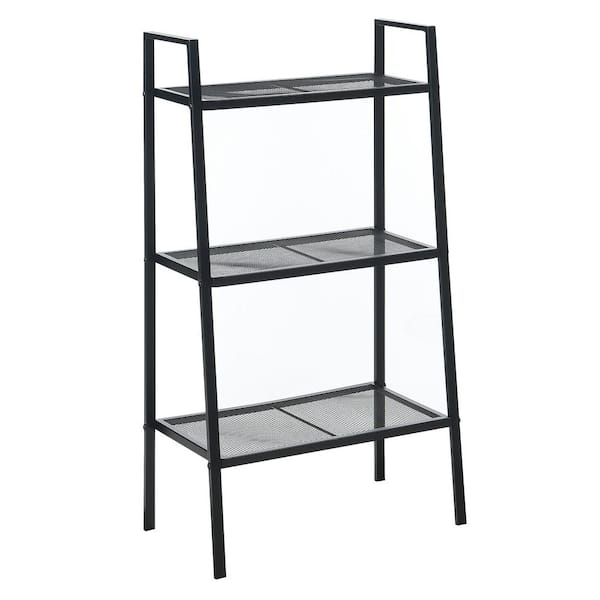 Convenience Concepts Designs2Go 40.75 in. Black Tall Standard Metal Indoor Plant Stand with 3 Tiers