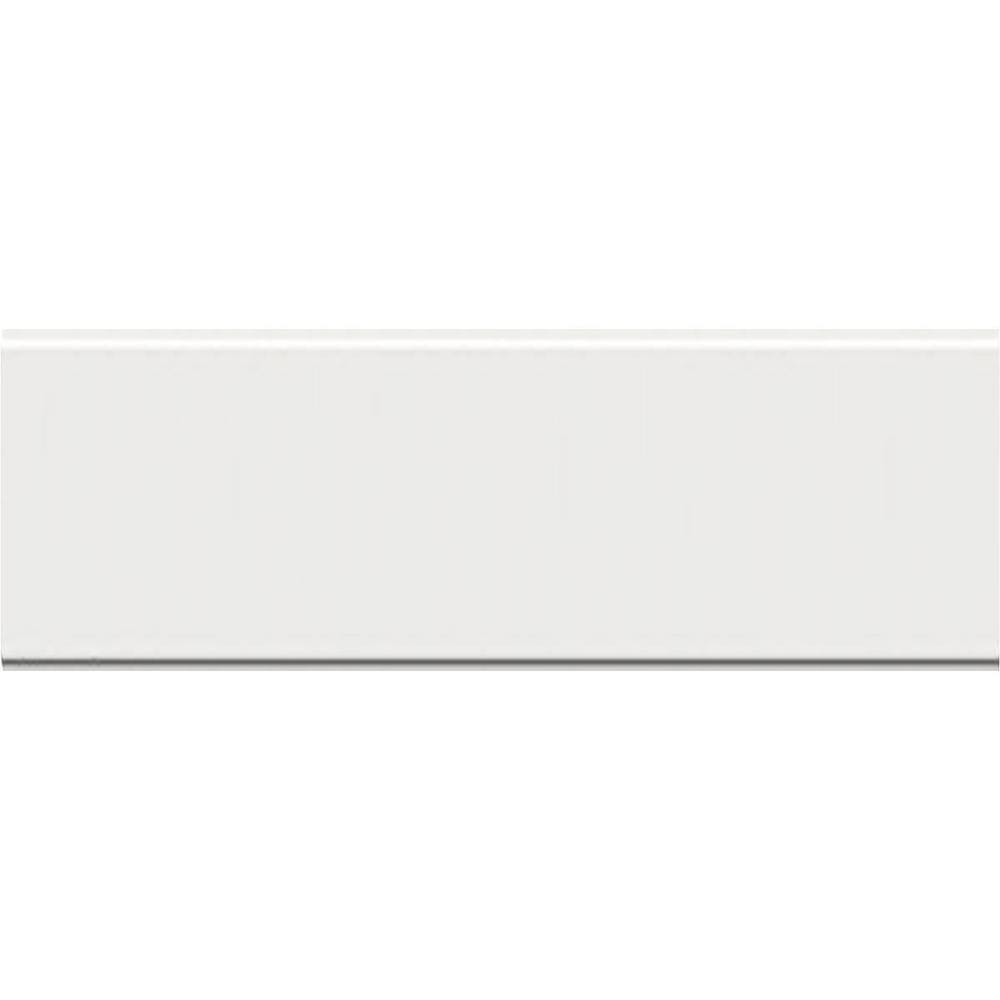 96" White PVC Stop Moulding for Doors and Windows