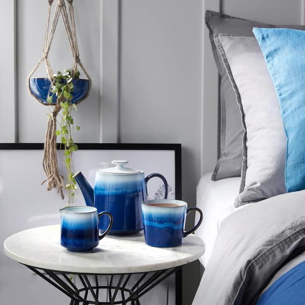 Denby Blue Haze 8-Cup Stoneware Teapot BHZ-091 - The Home Depot