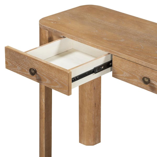 Harper & Bright Designs Rustic 52 in. Natural Color Rectangle Wood