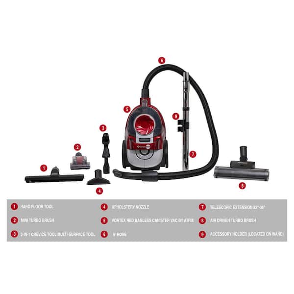 Hepa Filter Air Vacuum Cleaner Rowenta Compact Power COMPACT POWER CYCLONIC  Orig