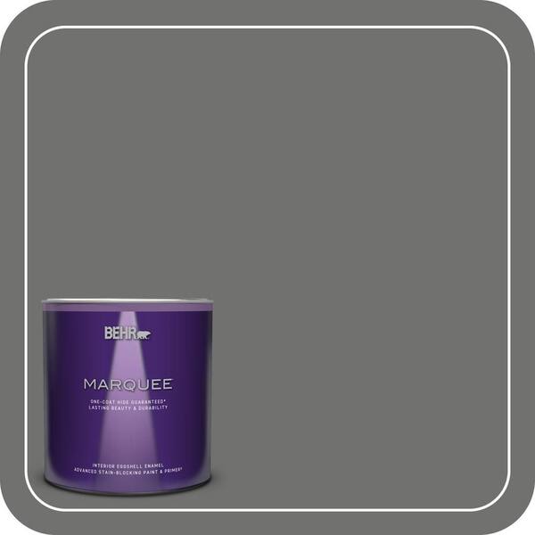 BEHR MARQUEE 1 qt. #MQ2-61 Magnet One-Coat Hide Eggshell Enamel Interior Paint & Primer