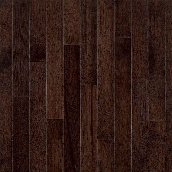 Bruce American Treasure Frontier Shadow Hickory 3/4 in. T x 3-1/4 in. W Smooth Solid Hardwood Flooring (22 sq.ft./ctn)